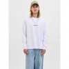 JACK & JONES JORNORREBRO EMB TEE LS CREW NECK WHITE JACK & JONES JORNORREBRO EMB TEE LS CREW NECK WHITE