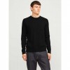 JACK & JONES JJEPERFECT KNIT CREW NECK LN BLACK JACK & JONES JJEPERFECT KNIT CREW NECK LN BLACK