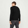 JACK & JONES JJEPERFECT KNIT CREW NECK LN BLACK JACK & JONES JJEPERFECT KNIT CREW NECK LN BLACK
