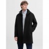 JACK & JONES JPRCCKEITH WOOL BLEND STANCOLLAR COAT SN BLACK JACK & JONES JPRCCKEITH WOOL BLEND STANCOLLAR COAT SN BLACK