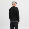JACK & JONES JCOTIER KNIT CREW NECK BLACK