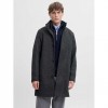 JACK & JONES JPRCCKEITH WOOL BLEND STANCOLLAR COAT SN DARK GREY JACK & JONES JPRCCKEITH WOOL BLEND STANCOLLAR COAT SN DARK GREY