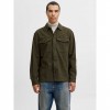 JACK & JONES JJEPERFECT MELANGE OVERSHIRT LS SN GREEN JACK & JONES JJEPERFECT MELANGE OVERSHIRT LS SN GREEN