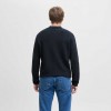 JACK & JONES JJEGEORGE KNIT POLO LS SN BLUE JACK & JONES JJEGEORGE KNIT POLO LS SN BLUE