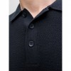 JACK & JONES JJEGEORGE KNIT POLO LS SN BLUE JACK & JONES JJEGEORGE KNIT POLO LS SN BLUE