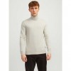 JACK & JONES JJEEMIL KNIT ROLL NECK NOOS ECRU JACK & JONES JJEEMIL KNIT ROLL NECK NOOS ECRU
