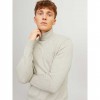 JACK & JONES JJEEMIL KNIT ROLL NECK NOOS ECRU JACK & JONES JJEEMIL KNIT ROLL NECK NOOS ECRU