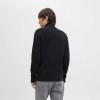 JACK & JONES JJEPERFECT KNIT ZIP CARDIGAN SN BLACK JACK & JONES JJEPERFECT KNIT ZIP CARDIGAN SN BLACK