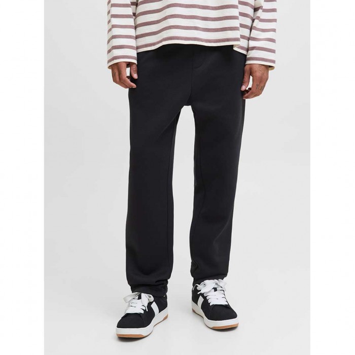 JACK & JONES JPSTKANE BRADLEY UNCUFFED SWT PANTS NOOS BLACK