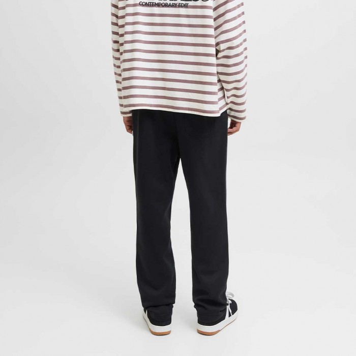 JACK & JONES JPSTKANE BRADLEY UNCUFFED SWT PANTS NOOS BLACK