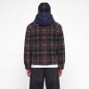 JACK & JONES JORBLEECKER TEDDY OVERSHIRT LS BLACK/RED