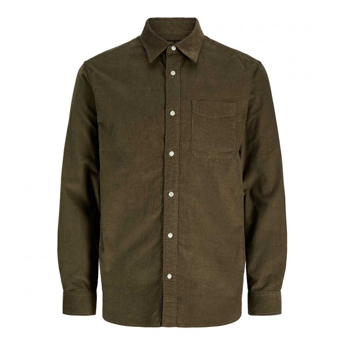 JACK & JONES JPRBLURAY CORDUROY L/S SHIRT GREEN