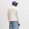 JACK & JONES  JORFREDERIKSBERG OLLIE KNIT CREW NECK WHITE