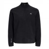 JACK & JONES  JJSTIGNES HIGH NECK HALF ZIP BLACK