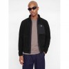 JACK & JONES JCOVERBIER FLEECE FULL ZIP BLACK