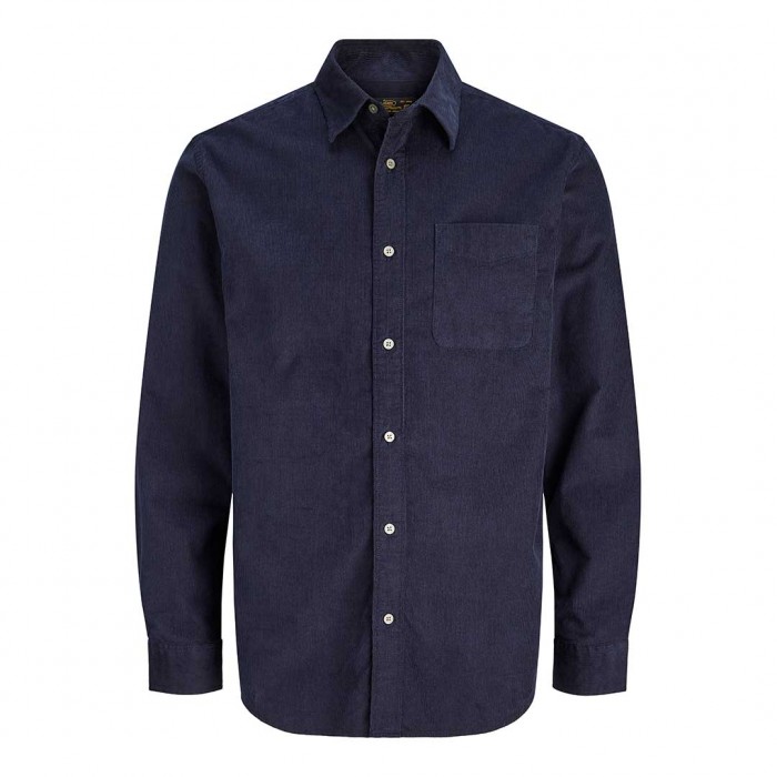 JACK & JONES JPRBLURAY CORDUROY L/S SHIRT BLUE