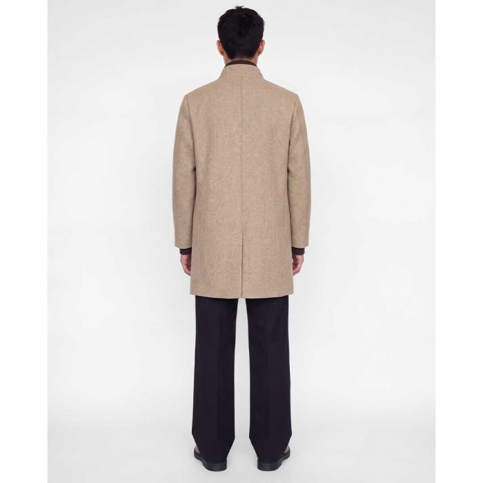 JACK & JONES JJEMELTON WOOL BLEND COAT AW26 SN BEIGE