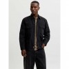 JACK & JONES JJECOLTON CANVAS OVERSHIRT LS SN BLACK