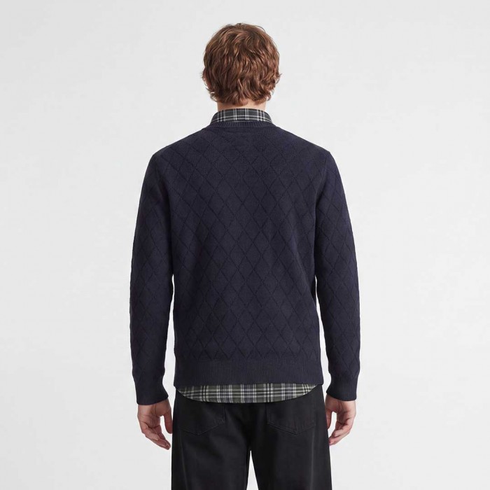 JACK & JONES JPRBLACOLE KNIT STRUCTURE PACK DARK BLUE