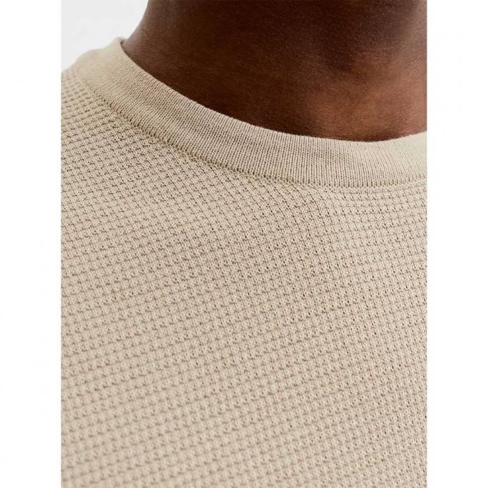 JACK & JONES JJAUSTIN KNIT CREW NECK NOOS ECRU