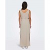 JDY JDYSAY S/L LINEN MAXI TIE DRESS WVN DIA BEIGE JDY JDYSAY S/L LINEN MAXI TIE DRESS WVN DIA BEIGE