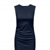 JDY JDYMIRA S/L MIDI ROUCHING DRESS JRS BLUE JDY JDYMIRA S/L MIDI ROUCHING DRESS JRS BLUE