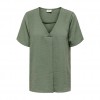 JDY JDYDIVYA LIFE S/S V-NECK TOP WVN DIA GREEN JDY JDYDIVYA LIFE S/S V-NECK TOP WVN DIA GREEN
