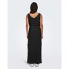 JDY JDYSAY S/L LINEN MAXI TIE DRESS WVN DIA BLACK JDY JDYSAY S/L LINEN MAXI TIE DRESS WVN DIA BLACK