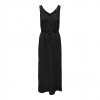 JDY JDYSAY S/L LINEN MAXI TIE DRESS WVN DIA BLACK JDY JDYSAY S/L LINEN MAXI TIE DRESS WVN DIA BLACK