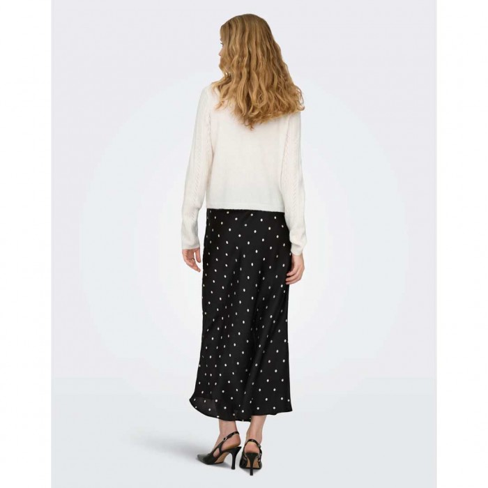 JDY JDYHAILEY Straight skirt Midi skirt BLACK