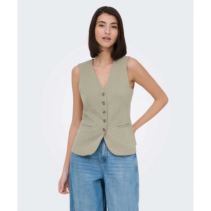 JDY JDYRIVER S/L WAISTCOAT TLR BEIGE