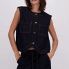 JDY WOMAN JEAN VEST BLUE JDY WOMAN JEAN VEST BLUE