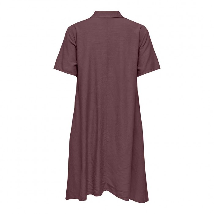 JDY JDYCAYA LINEN S/S DRESS WVN NOOS VIOLET