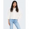 JDY JDYTHEIS LIFE 3/4 CROP SHIRT WVN NOOS WHITE JDY JDYTHEIS LIFE 3/4 CROP SHIRT WVN NOOS WHITE