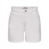 JDY JDYLARISA HW SHORTS DNM WHITE