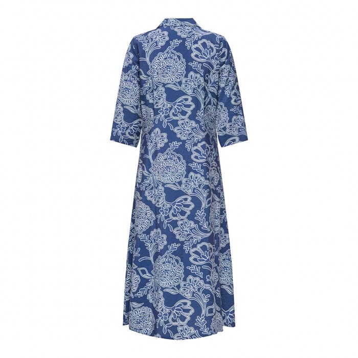 JDY JDYELISE LIFE 3/4 MIDI DRESS WVN BLUE