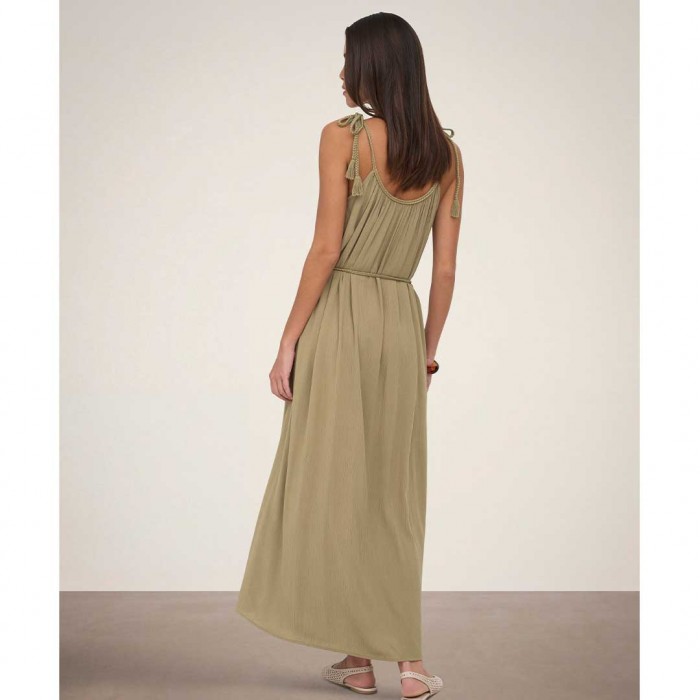JDY JDYLIVA LIFE STRAP MAXI DRESS WVN NOOS GREEN