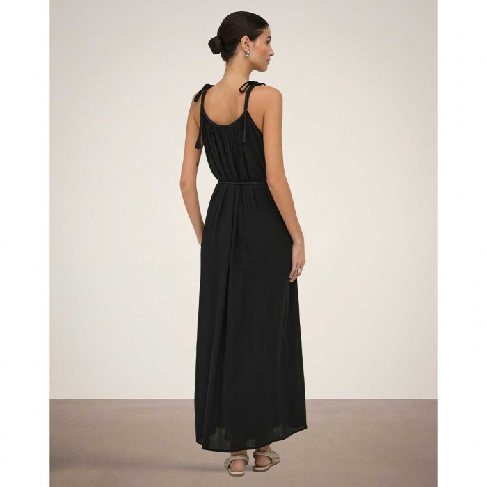 JDY JDYLIVA LIFE STRAP MAXI DRESS WVN NOOS BLACK