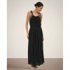 JDY JDYLIVA LIFE STRAP MAXI DRESS WVN NOOS BLACK