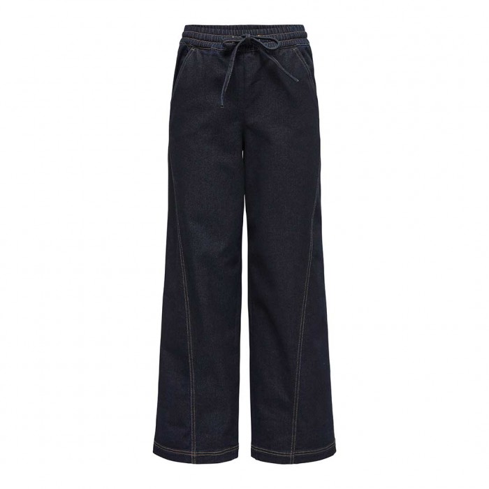 JDY JDYRICKY MIDWAIST WIDE JEANS DNM BLUE