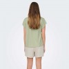 JDY JDYCAYA LION LINEN S/S TOP WVN DIA GREEN JDY JDYCAYA LION LINEN S/S TOP WVN DIA GREEN