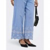 JDY JDYMARINA HW EMB. ANKLE PANT WVN CIEL JDY JDYMARINA HW EMB. ANKLE PANT WVN CIEL