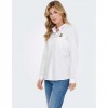JDY JDYMIO L/S EMBROIDERY SHIRT WVN NOOS WHITE