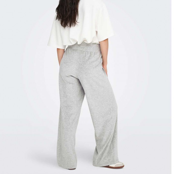 JDY JDYVIDA VELVET PANT JRS DIA LIGHT GREY