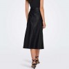 JDY JDYANTOINE HW FAUX LEATHER SKIRT PNT BLACK