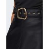 JDY JDYANTOINE HW FAUX LEATHER SKIRT PNT BLACK