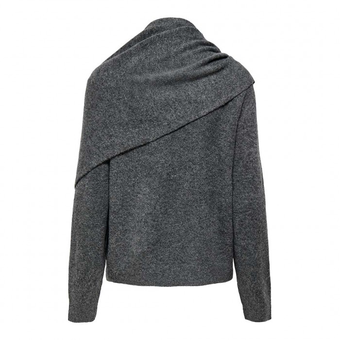JDY JDYANDREA L/S O-NECK SCARF PULLOVER KNT DAR GREY JDY JDYANDREA L/S O-NECK SCARF PULLOVER KNT DAR GREY