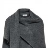 JDY JDYANDREA L/S O-NECK SCARF PULLOVER KNT DAR GREY