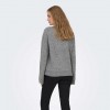 JDY JDYSUPER LIFE L/S O-NECK PULLOVER KNT MEDIUM GREY