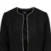 JDY JDYKARO L/S EMB. BOUCLE BLAZER TLR BLACK